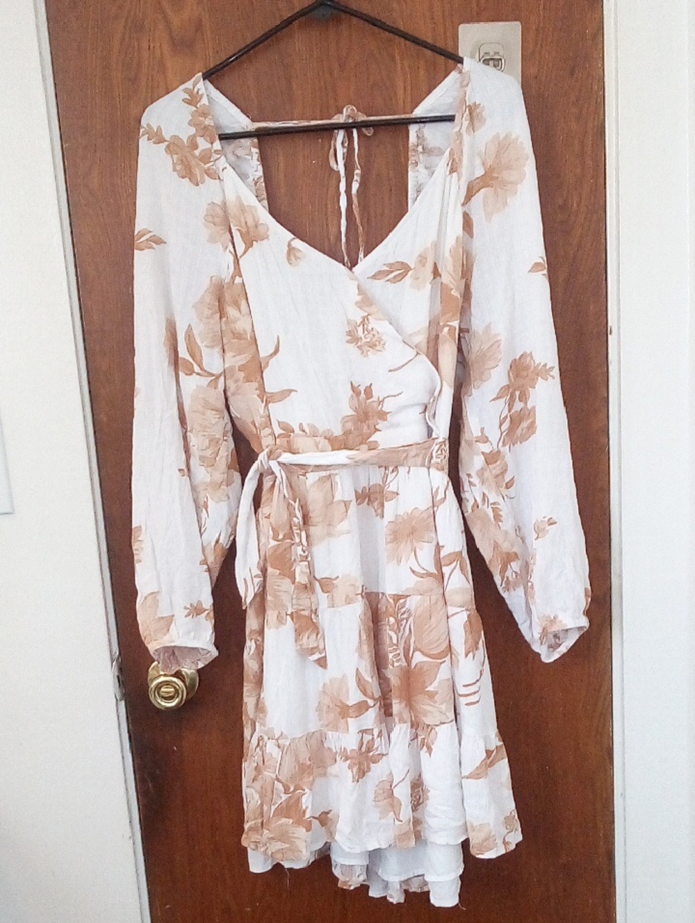 American Eagle Floral Wrap Dress, Size XL